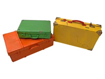 Coloured Suitcases Props, Prop Hire