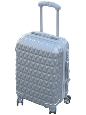 Grey Armadillo Style Luggage Suitcases Props, Prop Hire