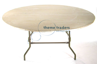 Table Banqueting 5ft Round Props, Prop Hire