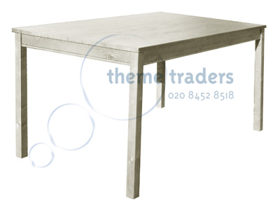 Table White Props, Prop Hire