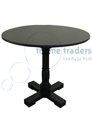 Wood round Table Props, Prop Hire