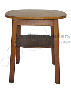 Small Wood Table Props, Prop Hire