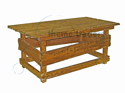 Rustic Wooden Table Props, Prop Hire