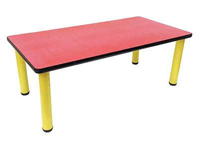 Yellow and Red Table Props, Prop Hire