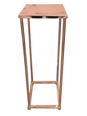 Copper High Table Props, Prop Hire