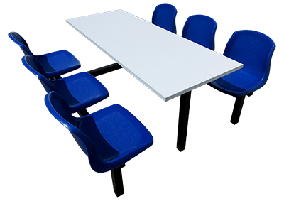 School Canteen Cafeteria Tables Props, Prop Hire