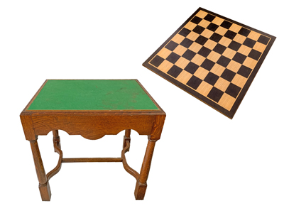 Card Chess Table Props, Prop Hire