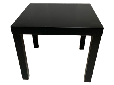 Black Low Modern Table Props, Prop Hire