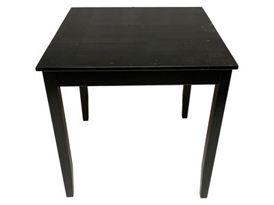 Modern Black Table Props, Prop Hire