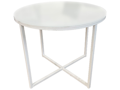 Glass Top Coffee Side Table Props, Prop Hire