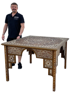 Mystical Inlaid Tables (3 Available) Props, Prop Hire