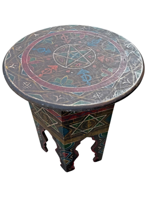 Mystic Eastern Pentangle Side Table Props, Prop Hire