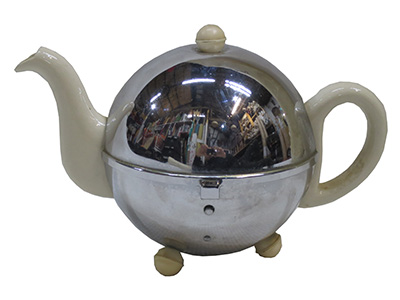 Chrome Teapot Props, Prop Hire