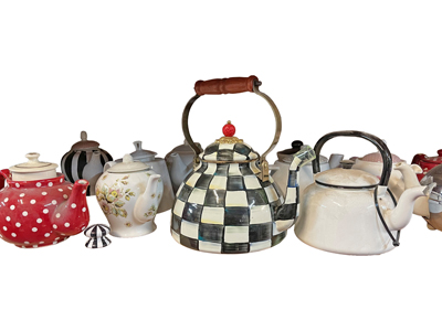 Teapots Props, Prop Hire