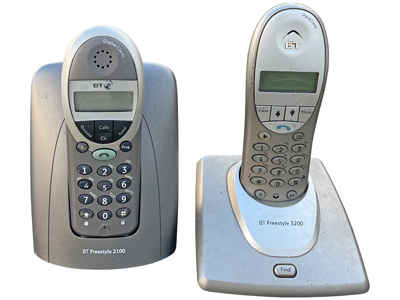 BT Portable Telephones Props, Prop Hire