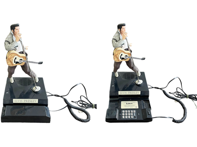 Elvis Presley Memorabilia Dancing Elvis Telephone Props, Prop Hire