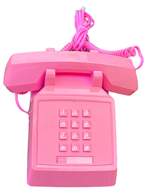 The Pink Telephone Props, Prop Hire