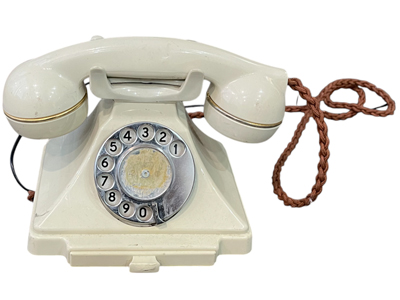 Rare Early Telephone with Twisted Cord Props, Prop Hire