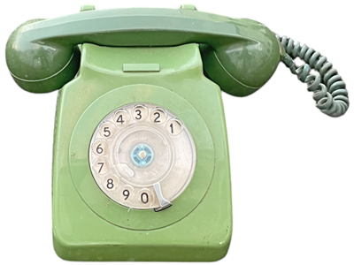 Green Dial Telephone Props, Prop Hire