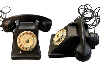 Rare Early Bakelite Telephone with Bell on Back Props, Prop Hire