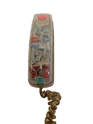 See Through Electronic Wall Telephone Props, Prop Hire