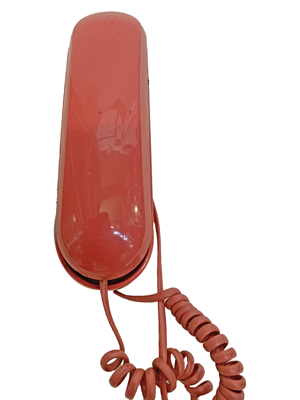 Coloured Wall Telephone Props, Prop Hire
