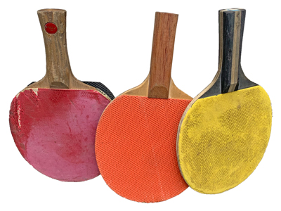 Table Tennis Bats Props, Prop Hire