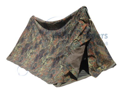 Army Tent with Camo Fly Sheet Props, Prop Hire