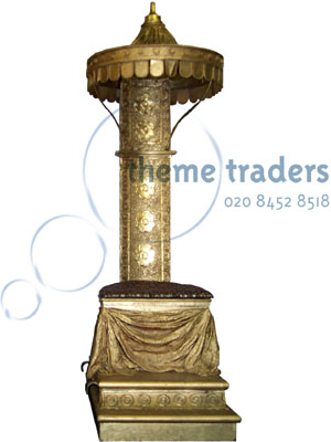 Gold Throne -Ornate Props, Prop Hire