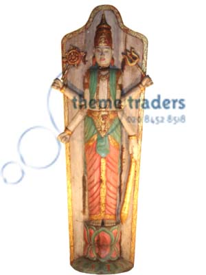 Statue Thai God Relief - Vintage, antique, weathered Props, Prop Hire