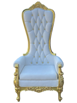 White Deluxe Santa Snow Throne Props, Prop Hire