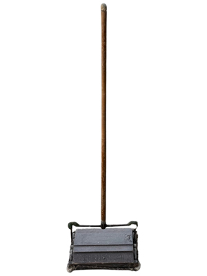 The Nonsuch Wooden Vintage Carpet Sweeper (weathered) Props, Prop Hire