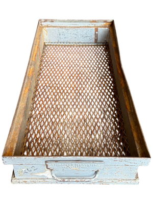 Metal Workshop Trays with Metal Gauze Bases Props, Prop Hire