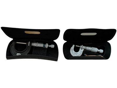 Vintage Micrometer Instruments in Cases Props, Prop Hire