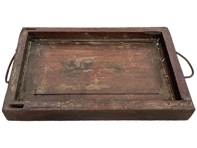 Ancient Wood Tray Props, Prop Hire