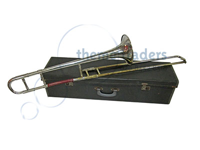 Trombone in case Props, Prop Hire