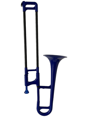 Professional Purple Trombone In Case Props, Prop Hire