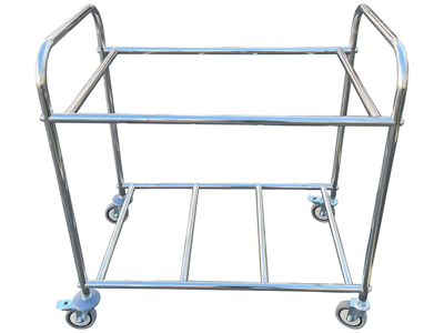 Silver Skeleton Trolley Props, Prop Hire