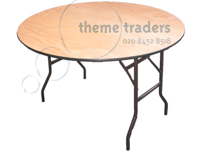 Banqueting 4ft Round Table Props, Prop Hire