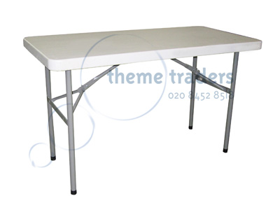 Plastic Trestle Table Props, Prop Hire