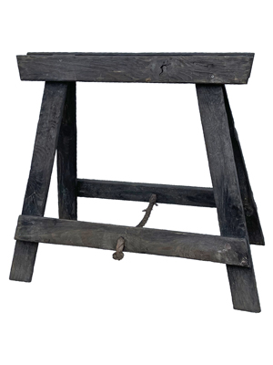 Ancient Weathered Market Trestles Props, Prop Hire