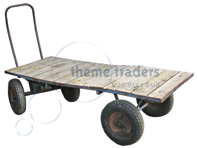 flatbed trolley Large slatted Props, Prop Hire