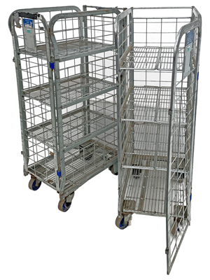 Express Dairy Milk Trolleys With Foldable Shelves Props, Prop Hire