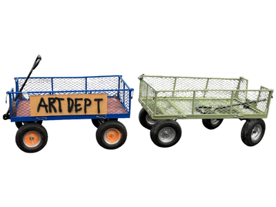 Art Department Trolley Trucks Props, Prop Hire