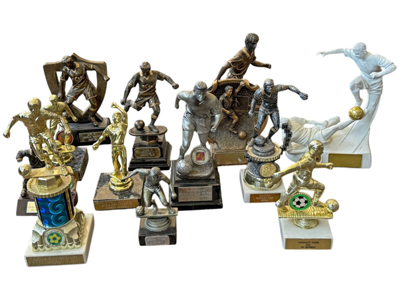 Football Action Figure Trophies Props, Prop Hire