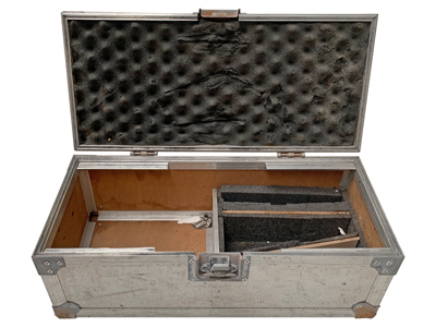 Retro Bullion Flight Cases Props, Prop Hire