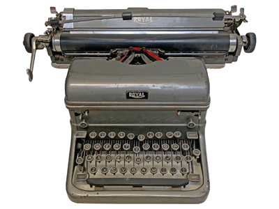 Royal Typewriter Props, Prop Hire
