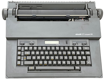 Olivetti ET Compact 60 Electronic Typewriter Props, Prop Hire