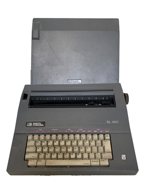 Portable Electric Typewriter in Case Props, Prop Hire