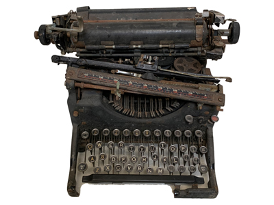Deconstructed Typewriter Props, Prop Hire